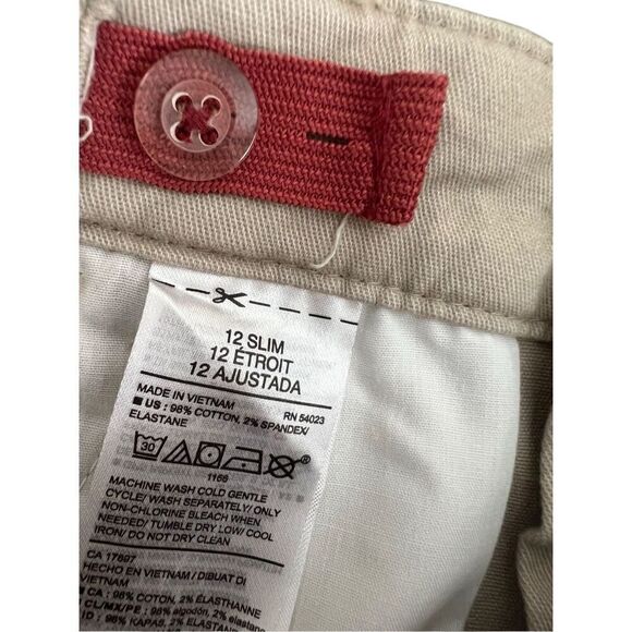Old Navy kids slim khaki shorts size 12 - Picture 7 of 7